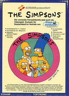 The Simpsons (2 Players World, set 1) Game Cover